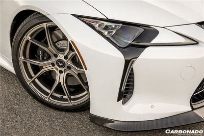Carbonado 2017-2021 Lexus LC500 LC500H V-LC VRS Style Carbon Fiber Front Lip