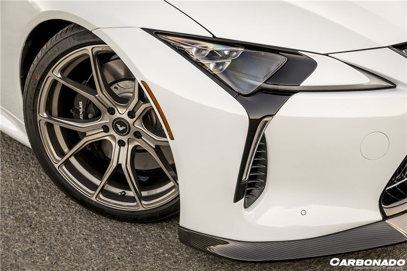 Carbonado 2017-2021 Lexus LC500 LC500H V-LC VRS Style Carbon Fiber Front Lip