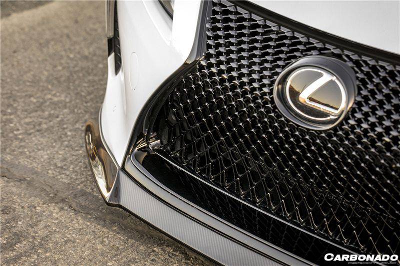Carbonado 2017-2021 Lexus LC500 LC500H V-LC VRS Style Carbon Fiber Front Lip