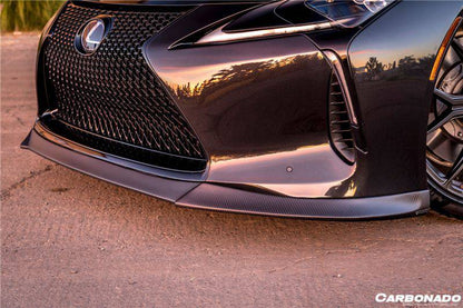 Carbonado 2017-2021 Lexus LC500 LC500H V-LC VRS Style Carbon Fiber Front Lip