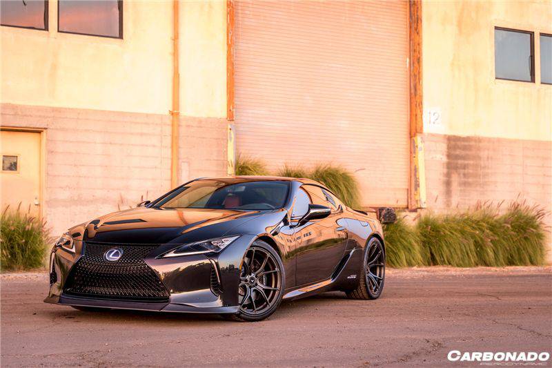 Carbonado 2017-2021 Lexus LC500 LC500H V-LC VRS Style Carbon Fiber Front Lip