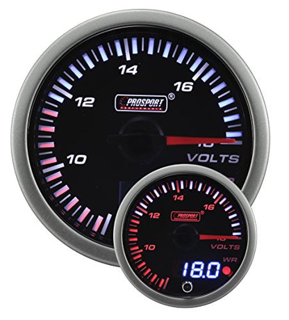 Prosport 2-3/8" JDM Electrical Volt Gauge