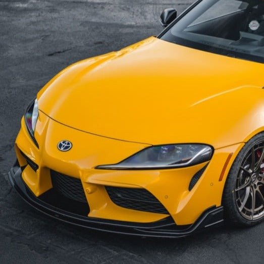 VR Aero Carbon Fiber 4 Piece Front Lip (2020+ Toyota A90 Supra) - Vivid Racing