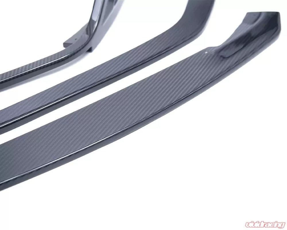 VR Aero Carbon Fiber 4 Piece Front Lip (2020+ Toyota A90 Supra) - Vivid Racing