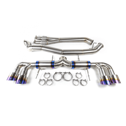 VR Performance Titanium 102mm Exhaust System (09 - 16 Nissan GT - R R35) - Vivid Racing