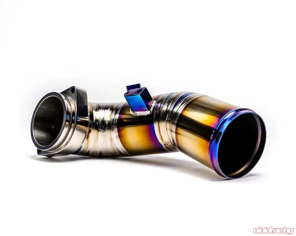 VR Performance Titanium Chargepipe and J - Pipe Kit (2015 - 2021 MK5 Toyota Supra) - Vivid Racing