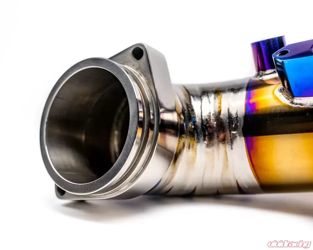 VR Performance Titanium Chargepipe and J - Pipe Kit (2015 - 2021 MK5 Toyota Supra) - Vivid Racing