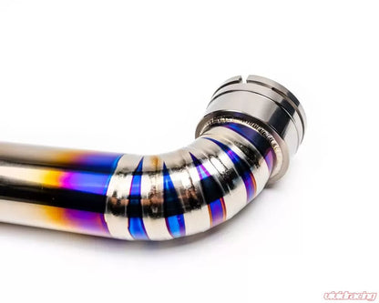 VR Performance Titanium Chargepipe and J - Pipe Kit (2015 - 2021 MK5 Toyota Supra) - Vivid Racing