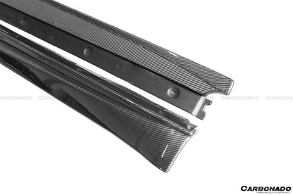 Carbonado 2012-2015 Porsche 911 991 Carrera S VRS Style Carbon Fiber Side Skirts