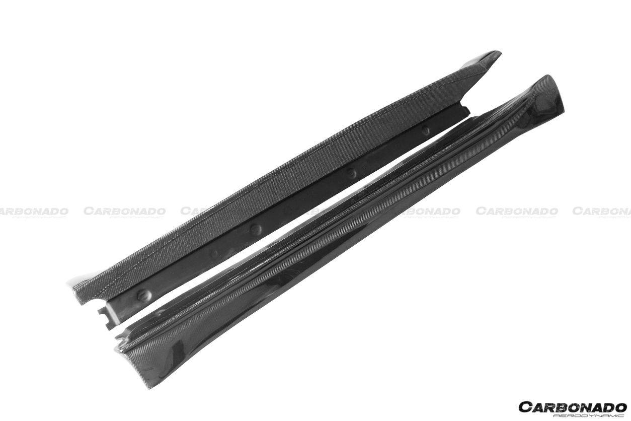 Carbonado 2012-2015 Porsche 911 991 Carrera S VRS Style Carbon Fiber Side Skirts
