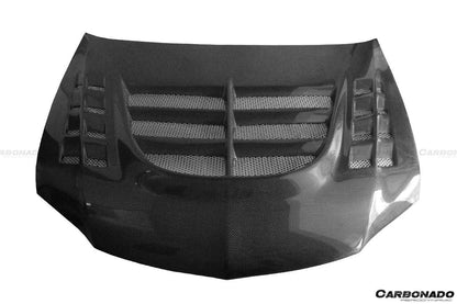 Capó de fibra de carbono estilo Mitsubishi Evo 7 8 9 VTX Carbonado 2003-2006