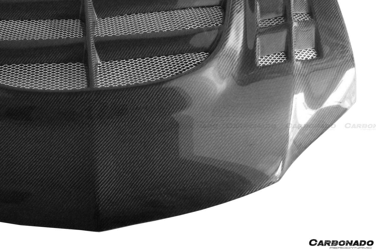 Capó de fibra de carbono estilo Mitsubishi Evo 7 8 9 VTX Carbonado 2003-2006