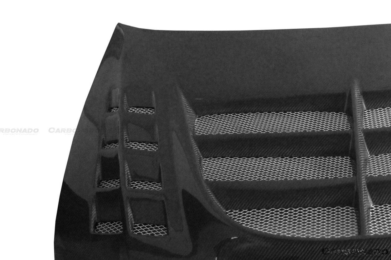 Capó de fibra de carbono estilo Mitsubishi Evo 7 8 9 VTX Carbonado 2003-2006