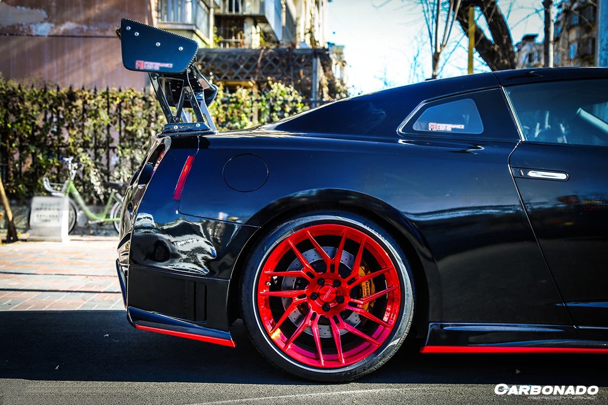 Alerón de maletero estilo Carbonado VTX | Nissan GTR R35 2008-2023