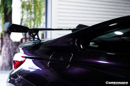 Alerón de maletero de fibra de carbono estilo BMW M4 F82 GTS Carbonado 2014-2020