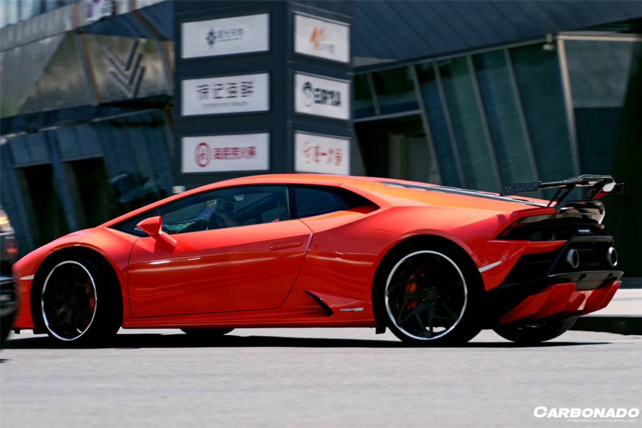 Alerón de fibra de carbono Carbonado 2015-2025 Lamborghini Huracan LP610 LP580 EVO Tecnica OD estilo