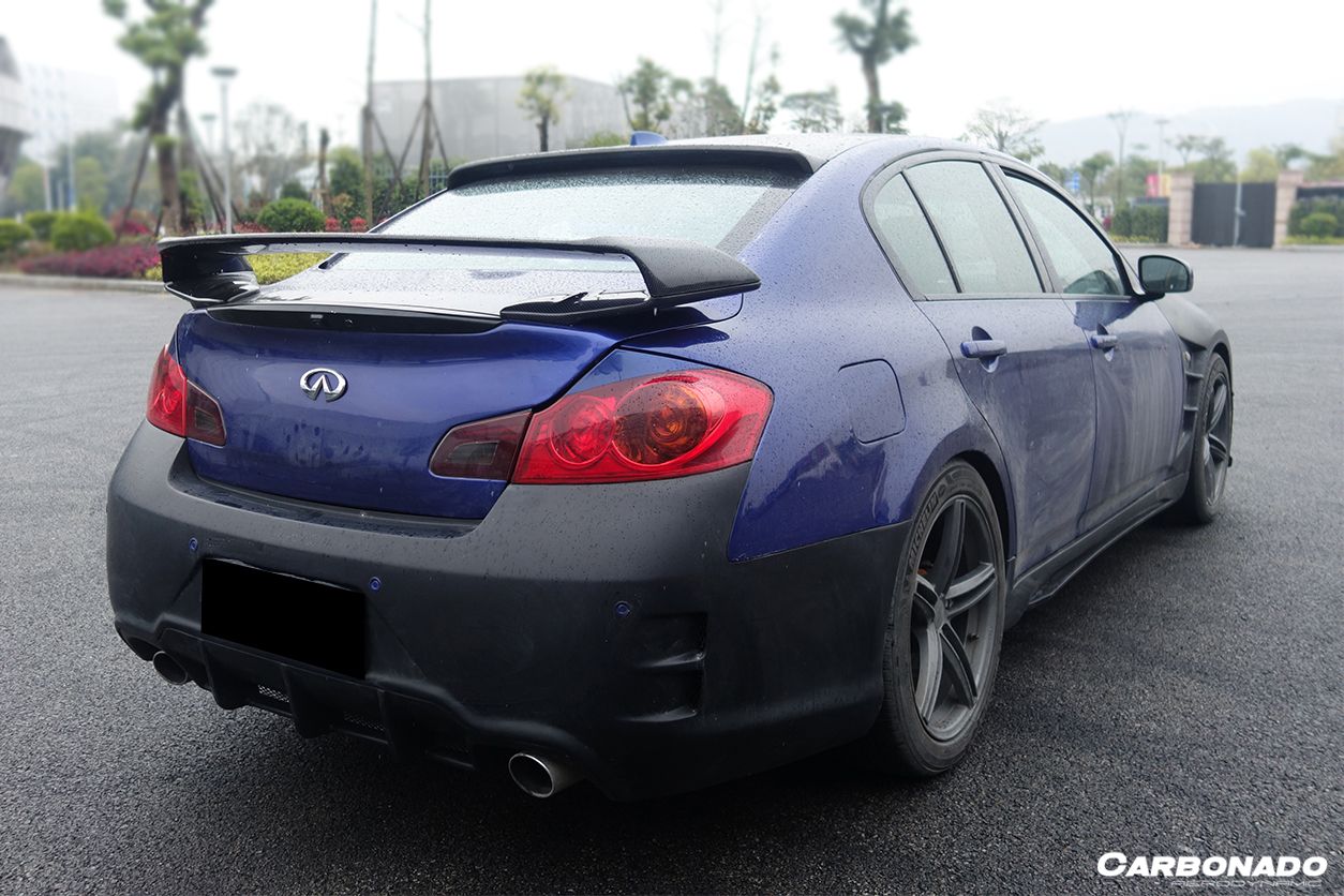 Carbonado 2007-2013 Infiniti G25 G35 G37 Sedan BS Style Carbon Fiber Trunk Spoiler
