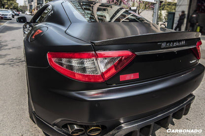 Alerón de maletero de fibra de carbono estilo MC para Maserati GranTurismo 4.2L Coupé 4.7L Convertible Carbonado 2007-2011