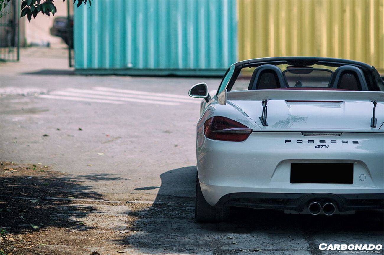 Carbonado 2012-2016 Porsche 981 Boxster  Cayman GT4 Style Trunk Spoiler