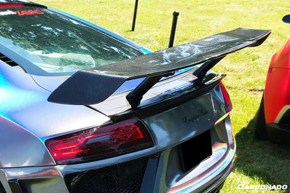 Carbonado 2006-2015 Audi R8 Coupe PI Style Carbon Fiber Trunk Spoiler Wing