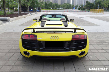 Alerón de maletero de fibra de carbono para Audi R8 Spyder GT Carbonado 2010-2015