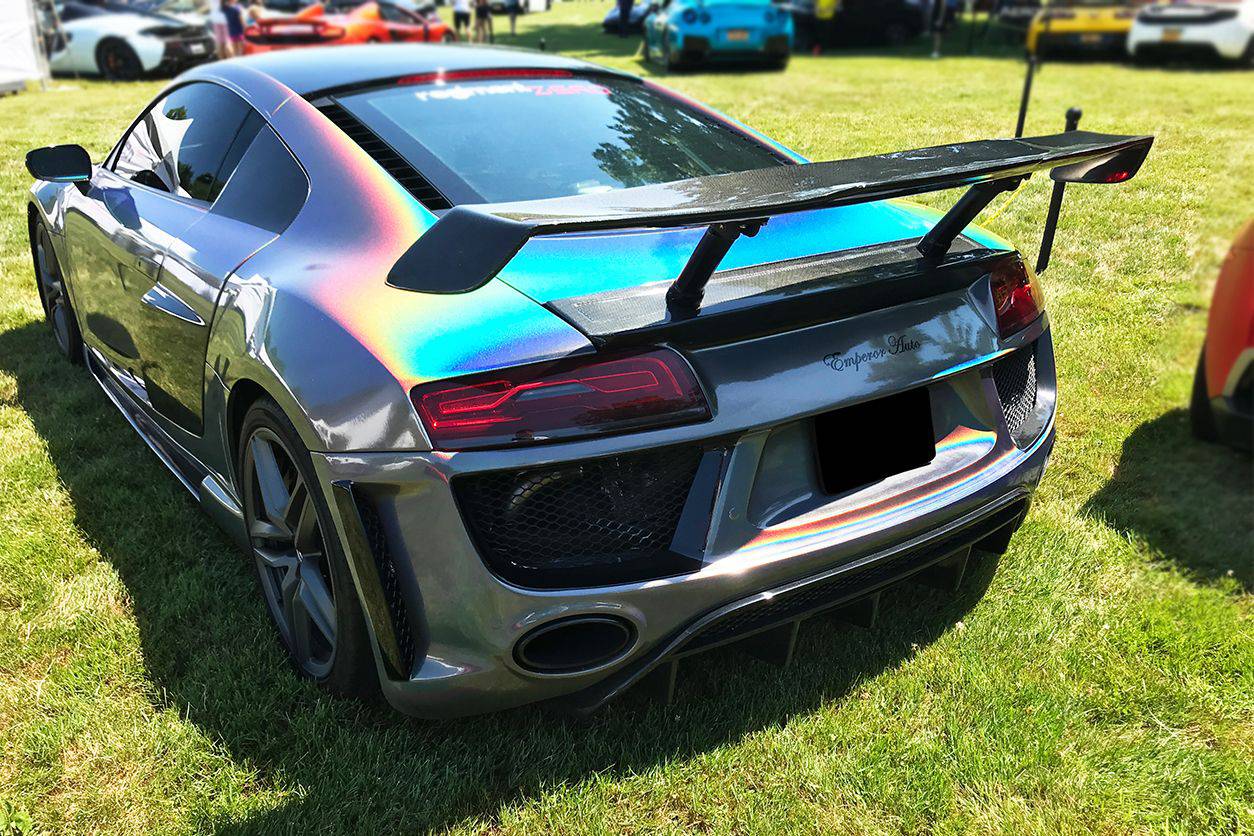 Carbonado 2006-2015 Audi R8 Coupe PI Style Carbon Fiber Trunk Spoiler Wing