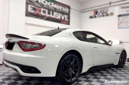 Carbonado 2012-2022 Maserati GranTurismo Sport  MC 4.7L Style Carbon Fiber Trunk Spoiler