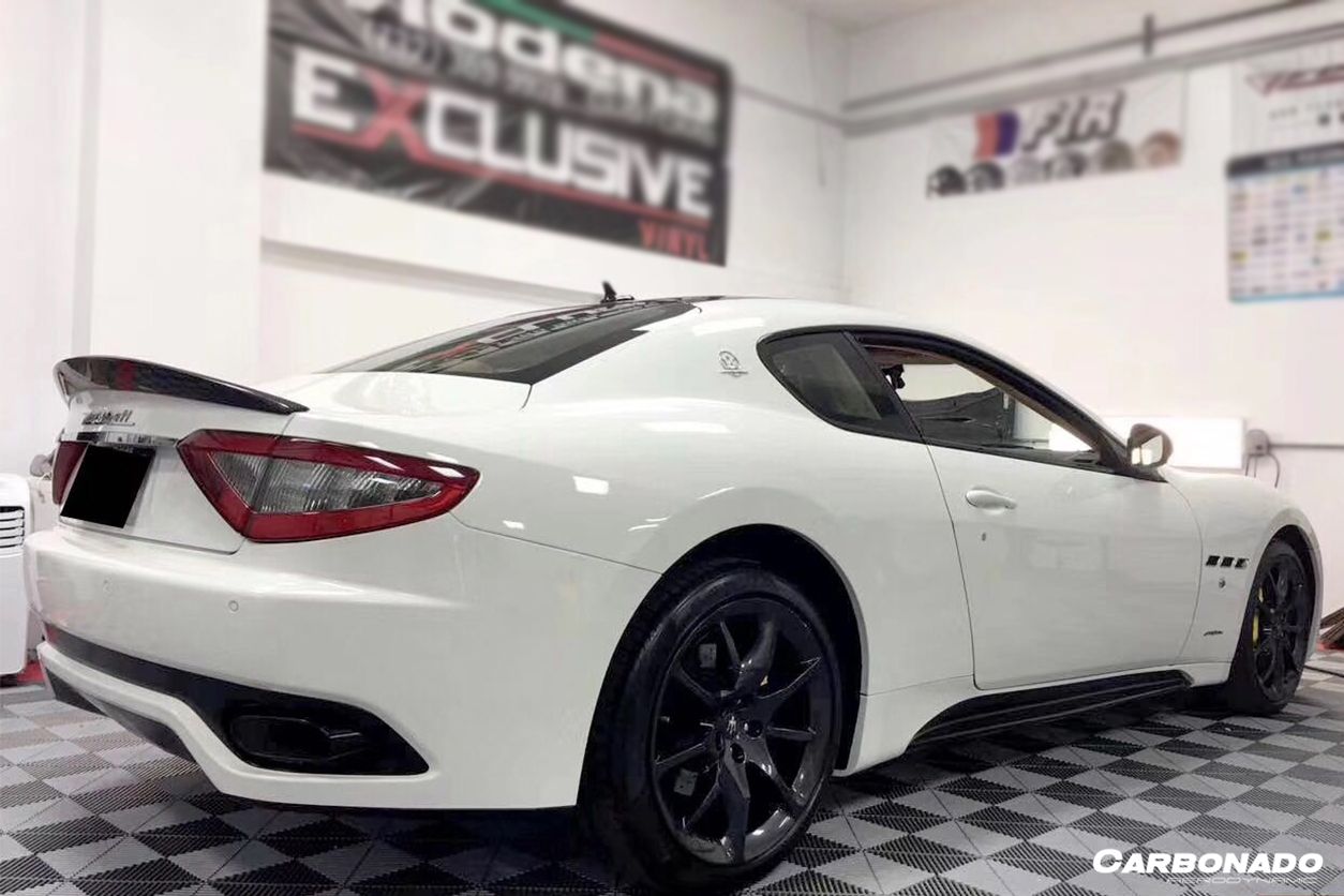 Carbonado 2008-2011 Maserati GranTurismo S 4.7L Coupe MC Style Carbon fiber Trunk Spoiler