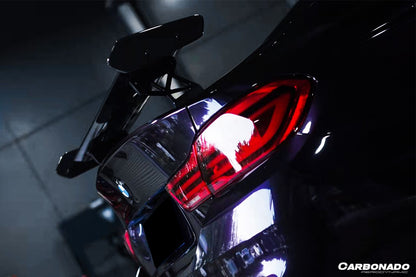 Alerón de maletero de fibra de carbono estilo BMW M4 F82 GTS Carbonado 2014-2020