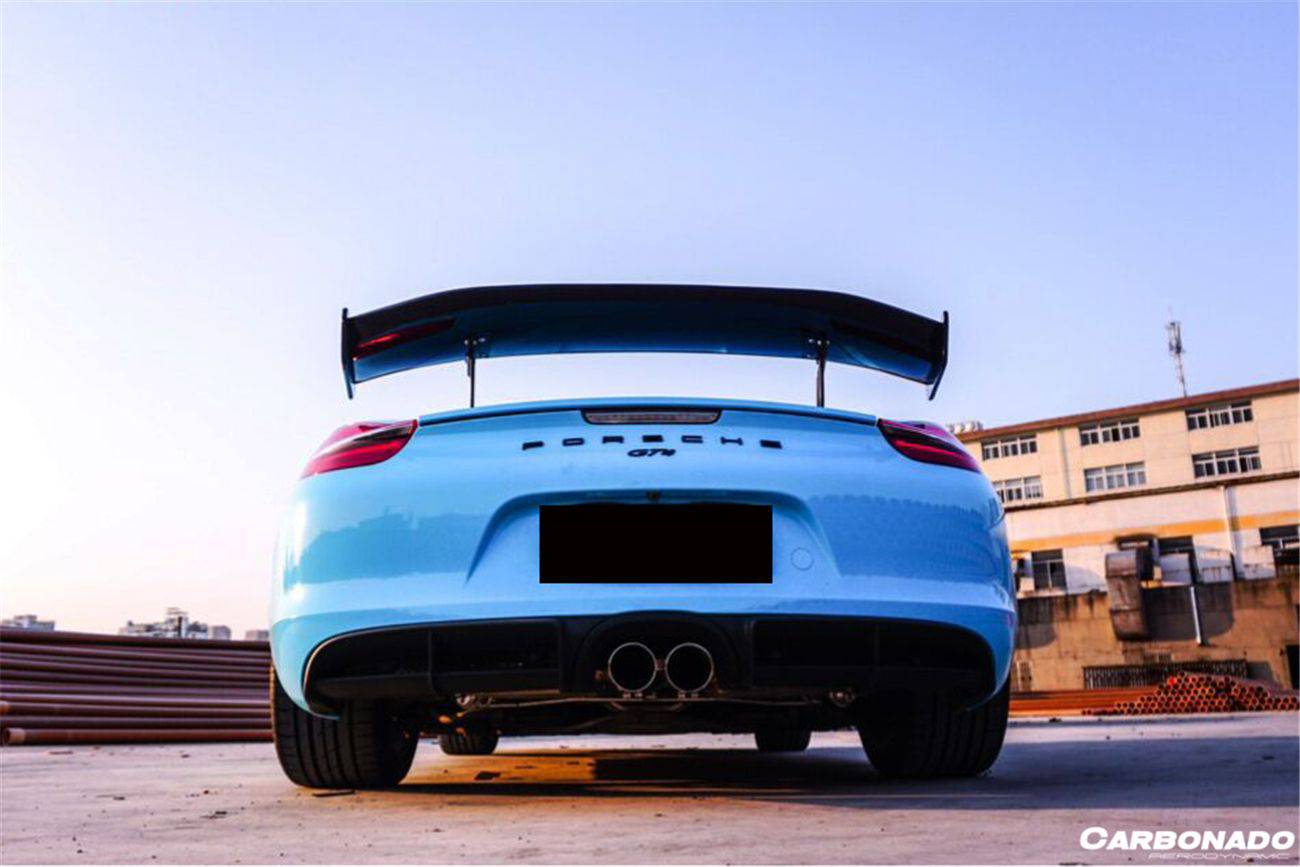 Carbonado 2012-2016 Porsche 981 Boxster  Cayman GT4 Style Trunk Spoiler