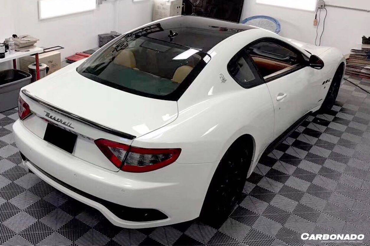 Carbonado 2008-2011 Maserati GranTurismo S 4.7L Coupe MC Style Carbon fiber Trunk Spoiler