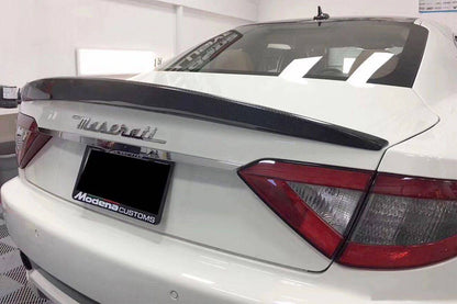 Carbonado 2012-2022 Maserati GranTurismo Sport  MC 4.7L Style Carbon Fiber Trunk Spoiler