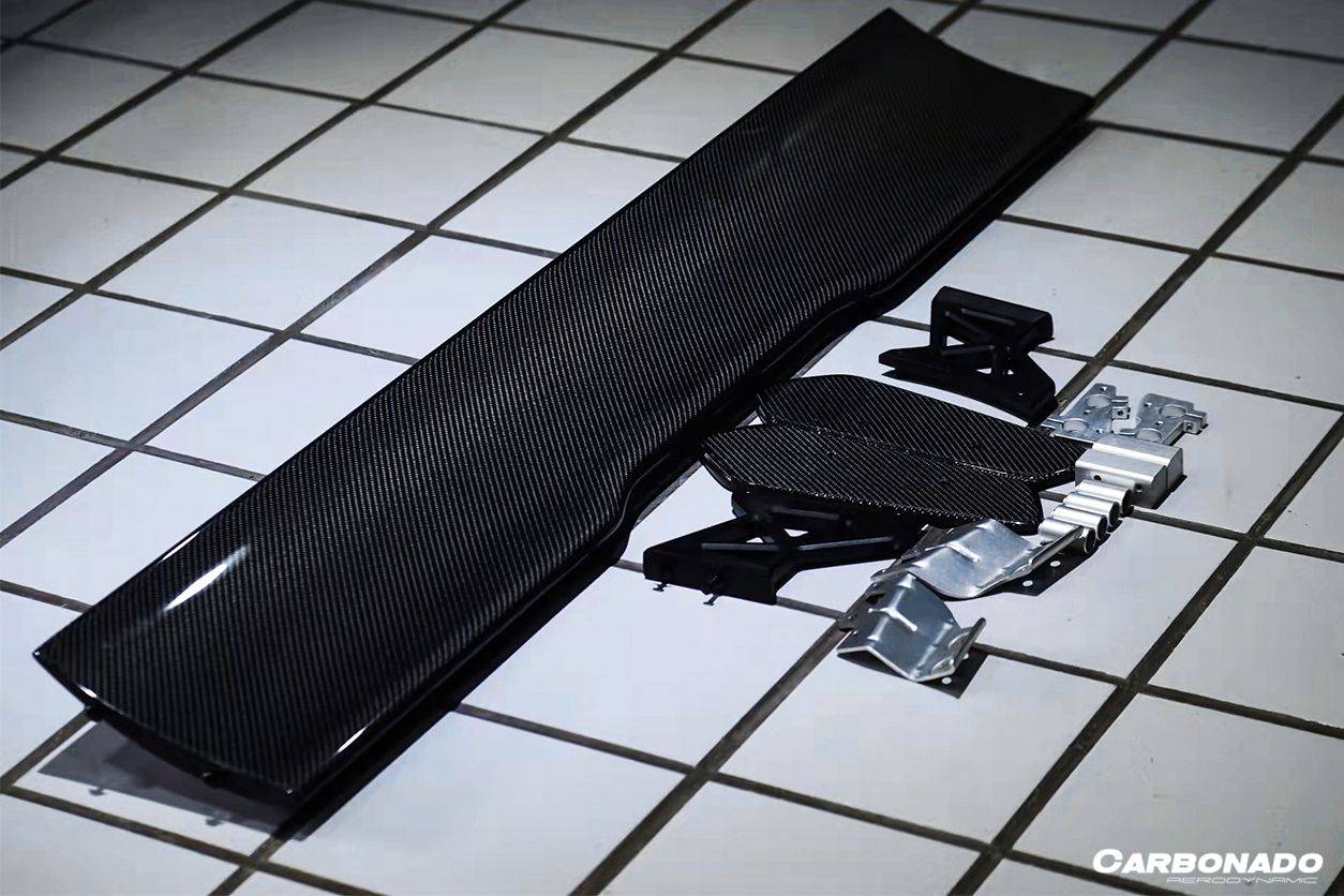 Alerón de maletero de fibra de carbono estilo BMW M4 F82 GTS Carbonado 2014-2020