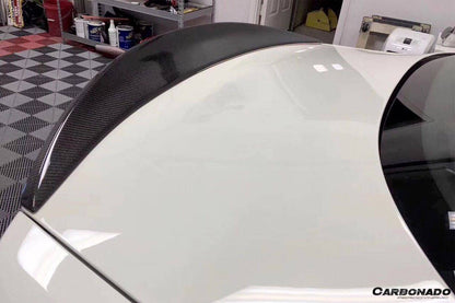 Carbonado 2012-2022 Maserati GranTurismo Sport  MC 4.7L Style Carbon Fiber Trunk Spoiler