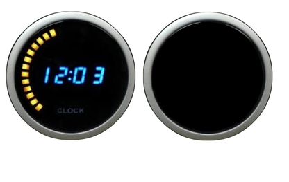 Prosport 2-1/16" Digital Clock 12 volt -Blue