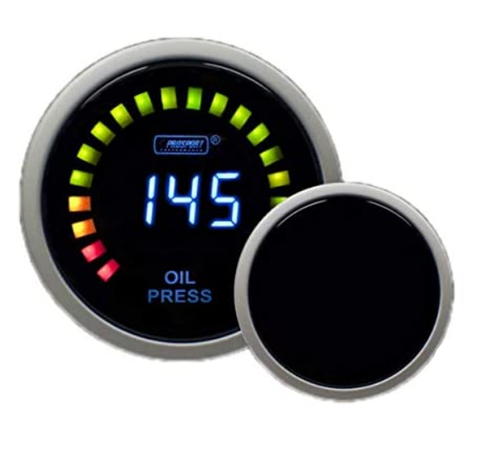 Manómetro digital de presión de aceite Prosport de 2-1/16"