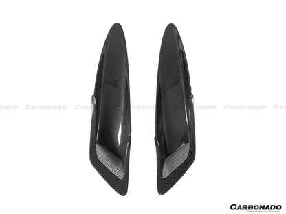 Carbonado 2017-2022 McLaren 720S OEM Style Carbon Fiber Rear Trunk Air Intake Vents Replacement