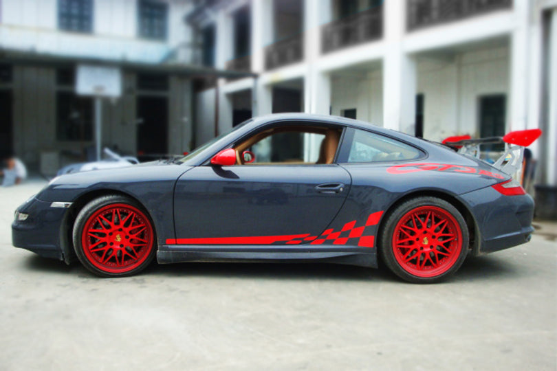 Carbonado 2005-2008 Porsche 911 997.1 Carrera  S TA Style Side Skirts