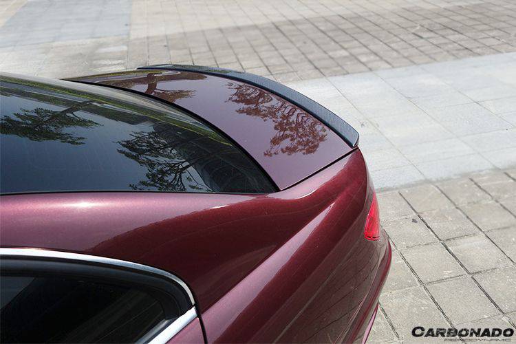 Carbonado 2008-2014 Mercedes Benz W204 C Class   C63 AMG Sedan OE Style Carbon Fiber Trunk Spoiler