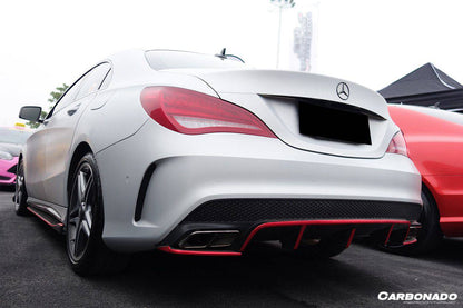 Carbonado 2014-2016 Mercedes Benz W117 CLA Sport   CLA45 AMG RZS Style Rear Diffuser