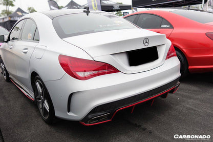 Carbonado 2014-2016 Mercedes Benz W117 CLA Sport   CLA45 AMG RZS Style Rear Diffuser