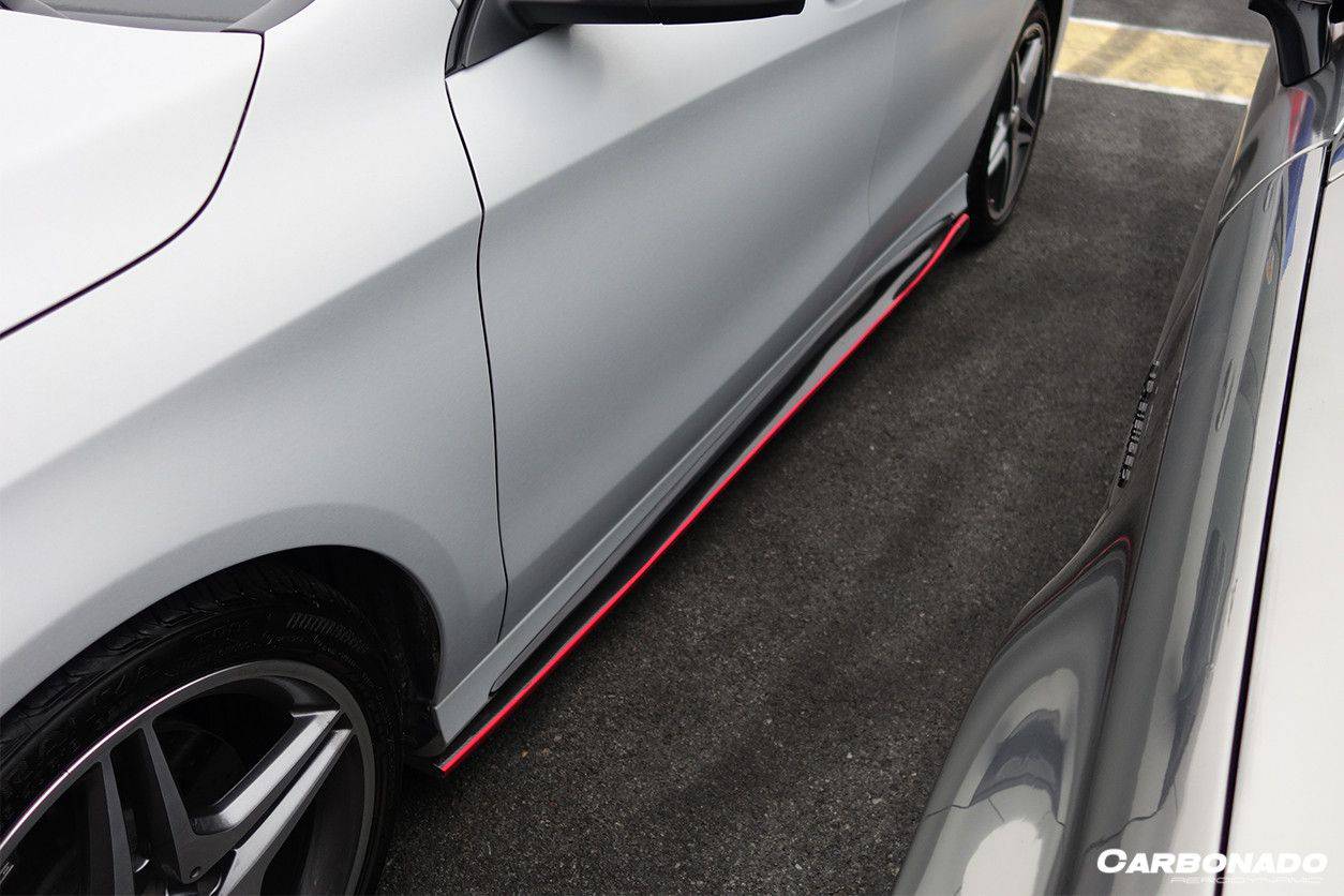 Carbonado 2014-2016 Mercedes Benz W117 CLA Sport    CLA45 AMG RZS Style Side Skirts Under Board