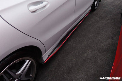 Carbonado 2014-2016 Mercedes Benz W117 CLA Sport    CLA45 AMG RZS Style Side Skirts Under Board