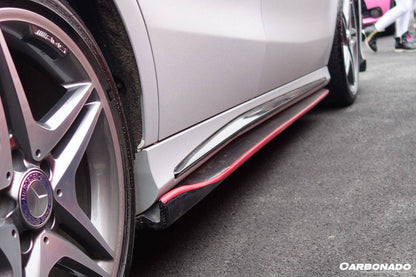 Carbonado 2014-2016 Mercedes Benz W117 CLA Sport    CLA45 AMG RZS Style Side Skirts Under Board