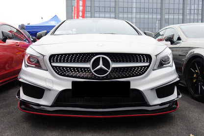 Carbonado 2014-2016 Mercedes Benz W117 CLA Sport  CLA45 AMG RS Style Front Lip