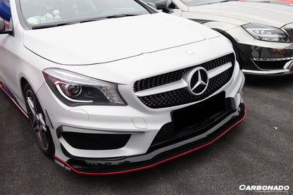Carbonado 2014-2016 Mercedes Benz W117 CLA Sport  CLA45 AMG RS Style Front Lip
