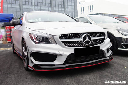 Carbonado 2014-2016 Mercedes Benz W117 CLA Sport  CLA45 AMG RS Style Front Lip
