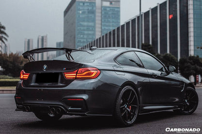 Alerón de maletero de fibra de carbono estilo VRS para BMW M3 F80 M4 F82 2014-2020 Carbonado