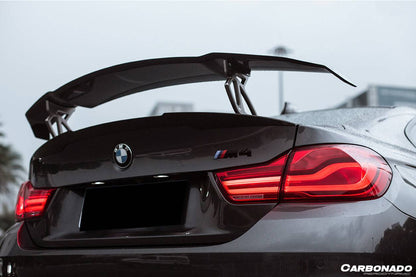 Alerón de maletero de fibra de carbono estilo VRS para BMW M3 F80 M4 F82 2014-2020 Carbonado