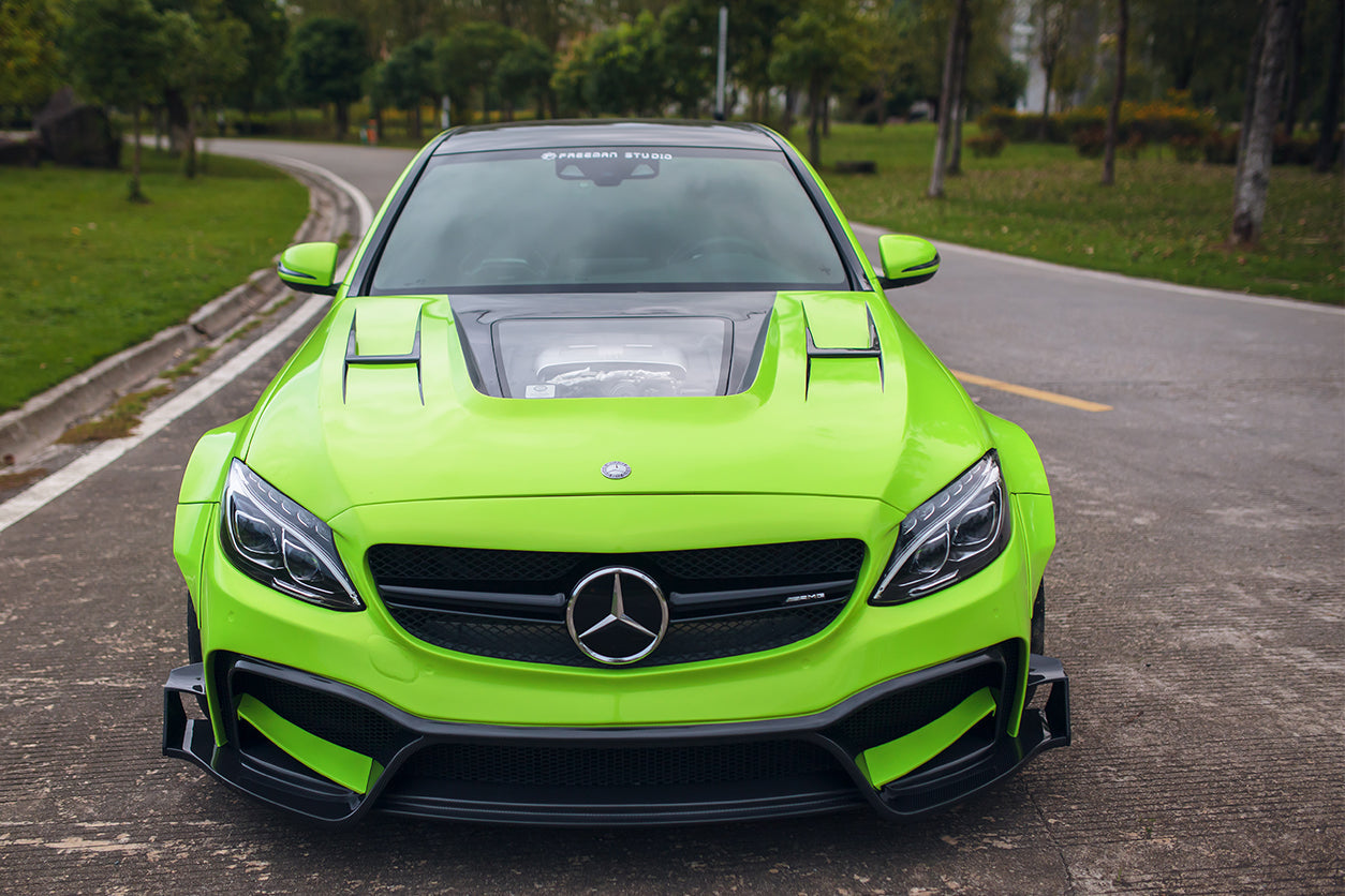 DarwinPRO 2015-2021 Mercedes Benz W205 C63 & S AMG Sedan IMP Performance Partial Carbon Fiber Full Body Kit